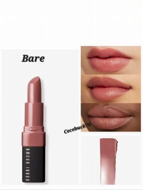 🌺Bobbi Brown Bare Crushed Lip Color Moisturizing Lipstick Long Wear Lips